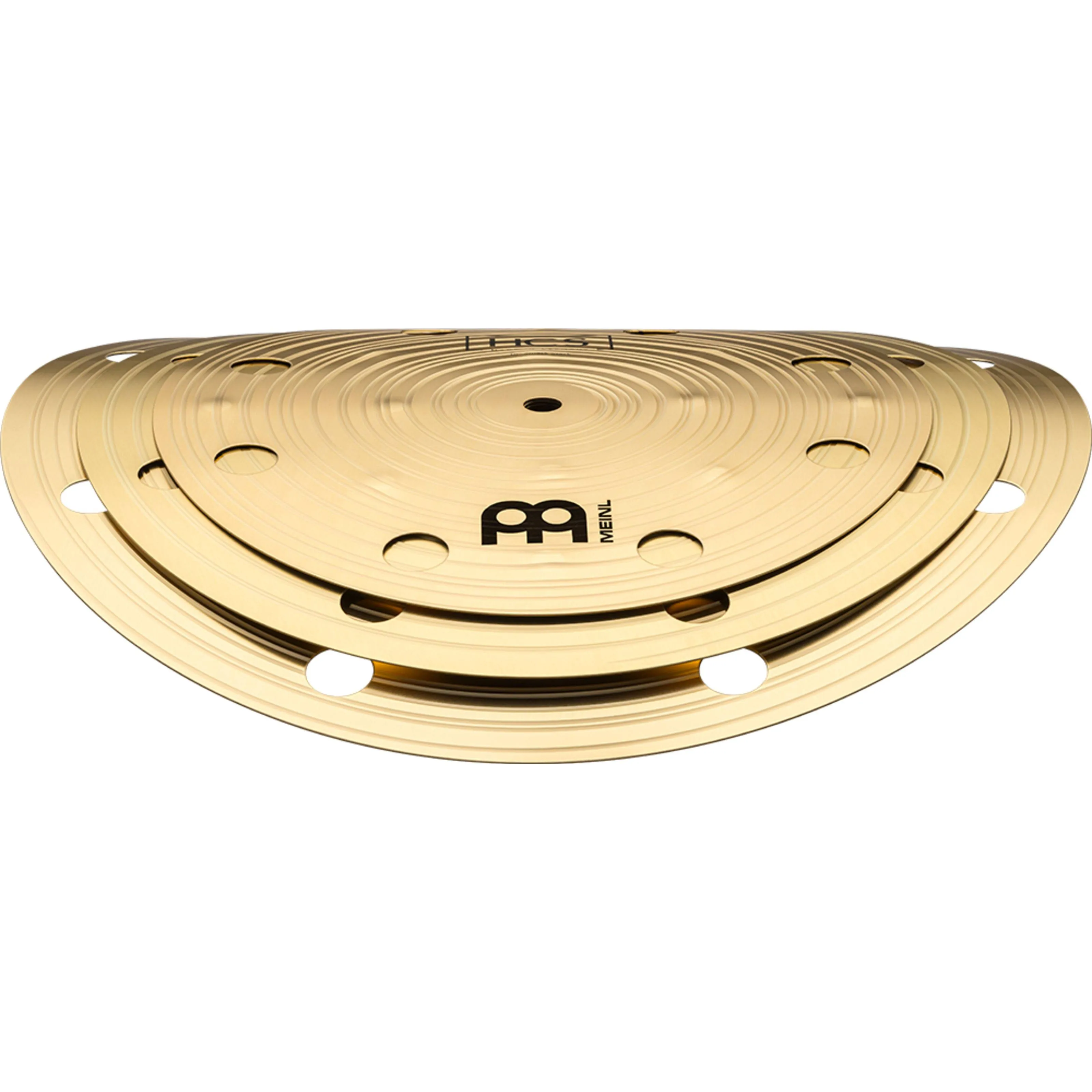 Meinl Cymbals 2-Piece Smack Stack Cymbal 12&#034;, 14&#034; Traditional Finish Brass