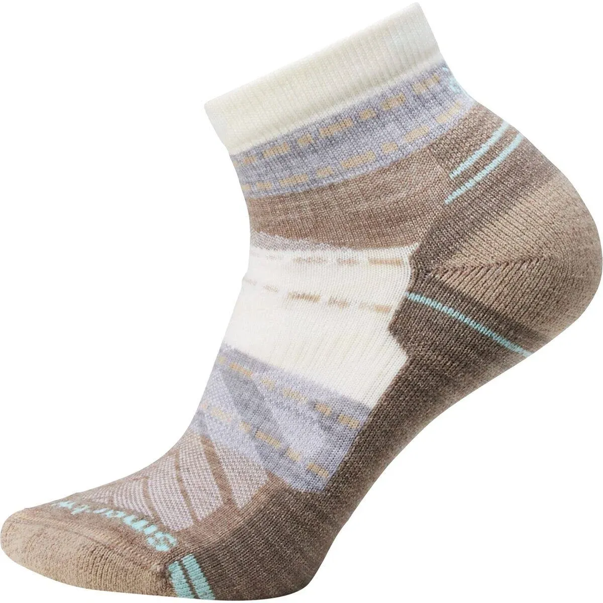 Smartwool Hike Light Cushion Margarita Women's Ankle Socks, Natural, Medium