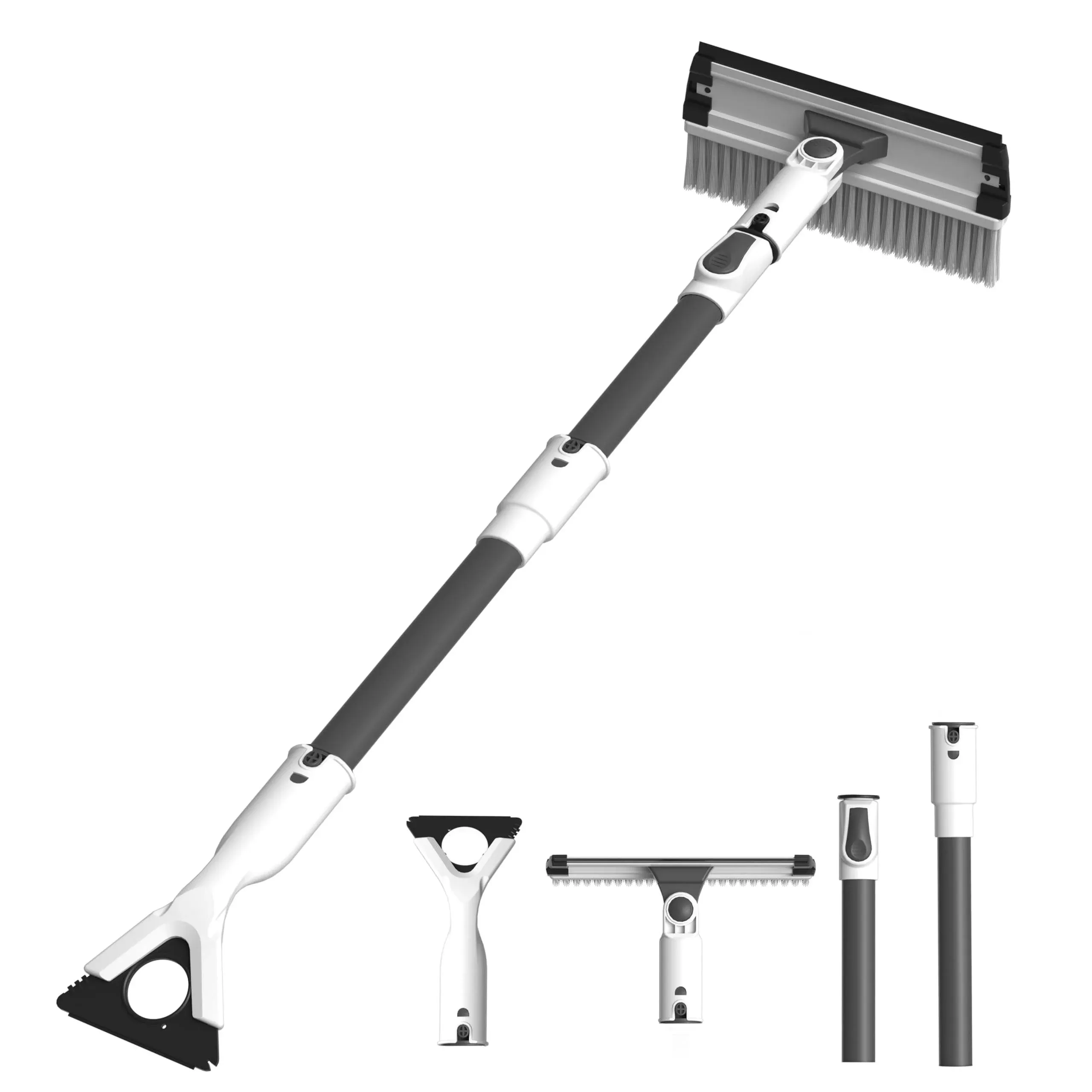 Eakertte 47" Ice Scrapers for Car Windshield, 2 in 1 Snow Brush for Car and Ice ...