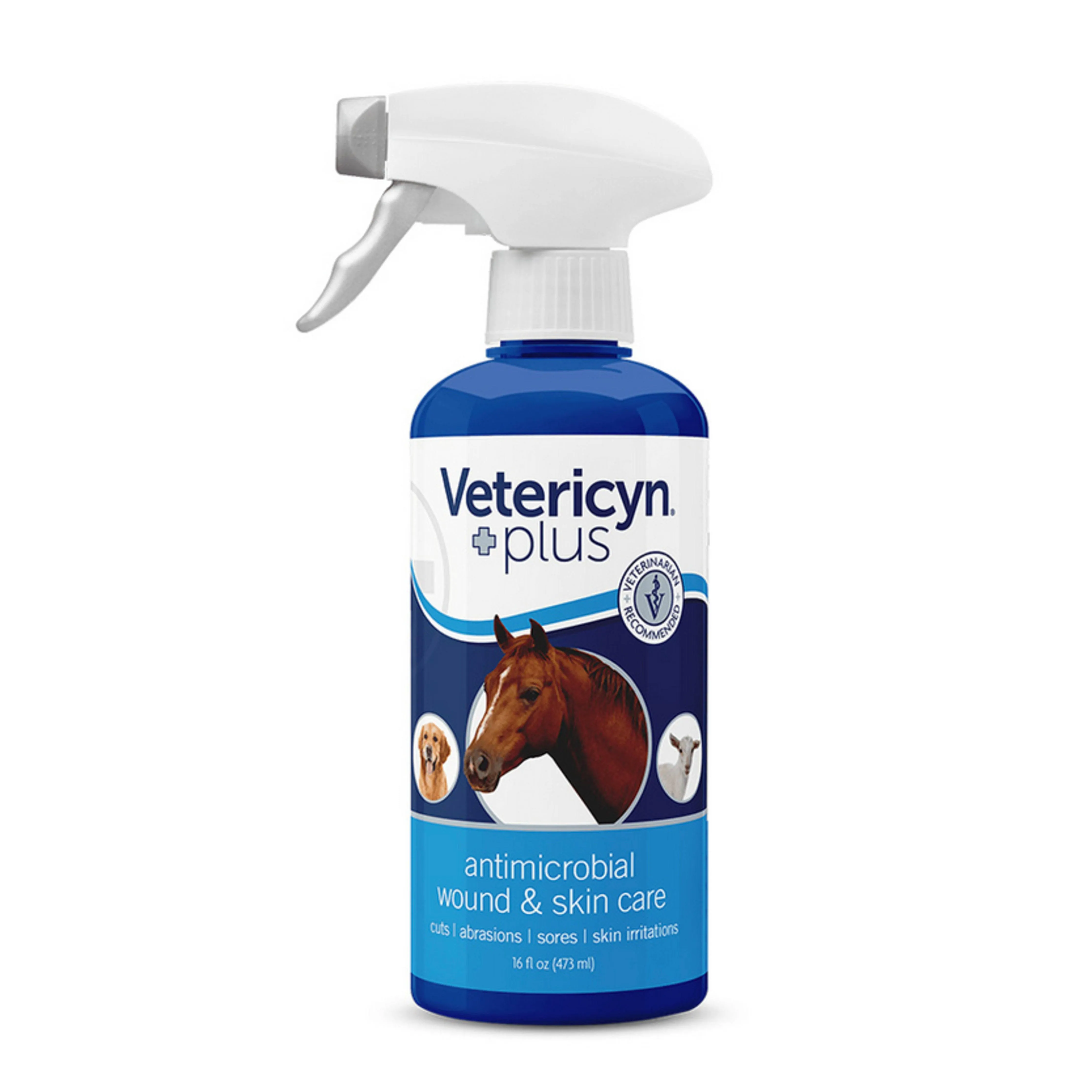 Vetericyn Plus All Animal Wound & Skin Care Treatment Safe & Effective 16 oz.