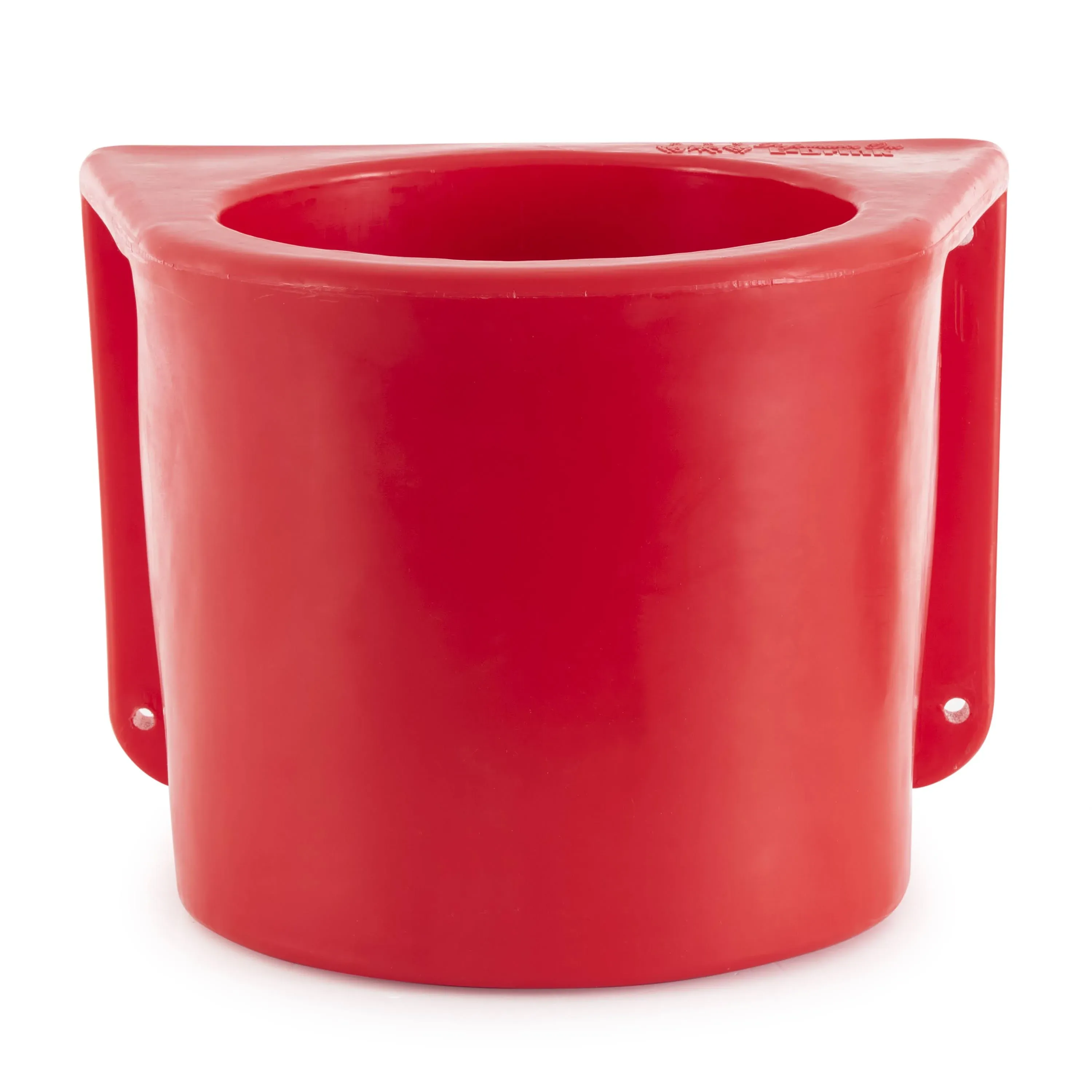 Brower MBH5RLB Insulated Horse Feed/Water 5 Gallon Bucket Holder with Cover, Red