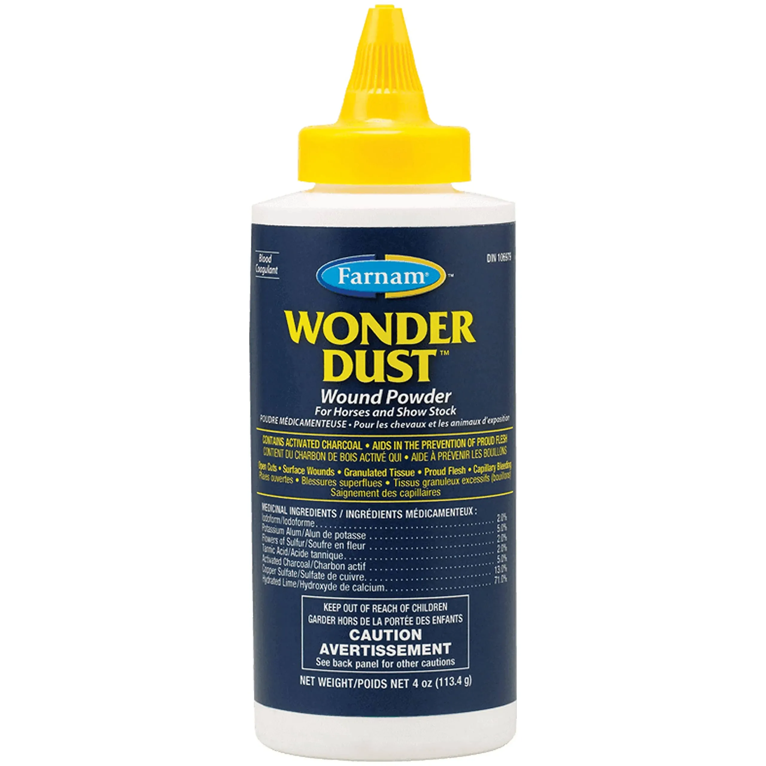 Farnam Wonder Dust Wound Powder for Horses and Show Stock, 4 Ounces