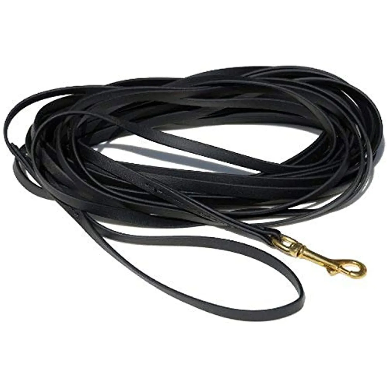 Signature K9 Biothane Long Line Black 33-Feet x 3/8-Inch