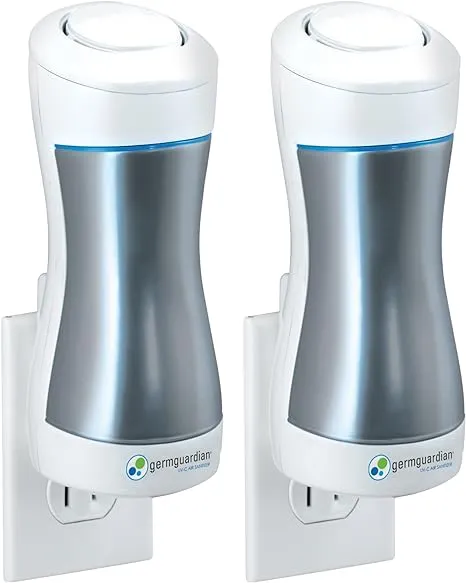 GermGuardian Air Purifier Pluggable UV-C Air Sanitizer, Gg1000 2-Pack