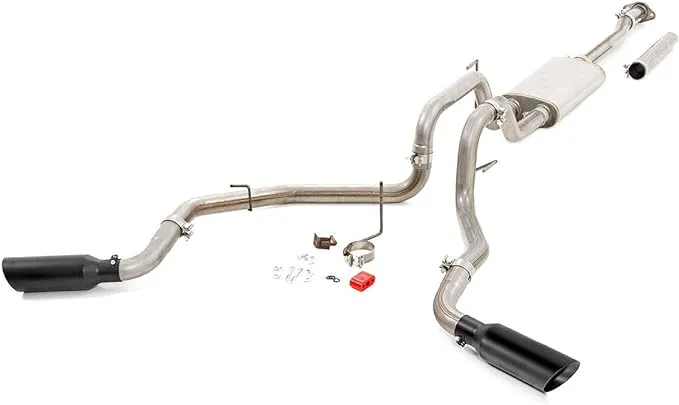 Rough Country Dual Cat-Back Exhaust for 2015-2021 Ford F-150 2WD/4WD - 96006