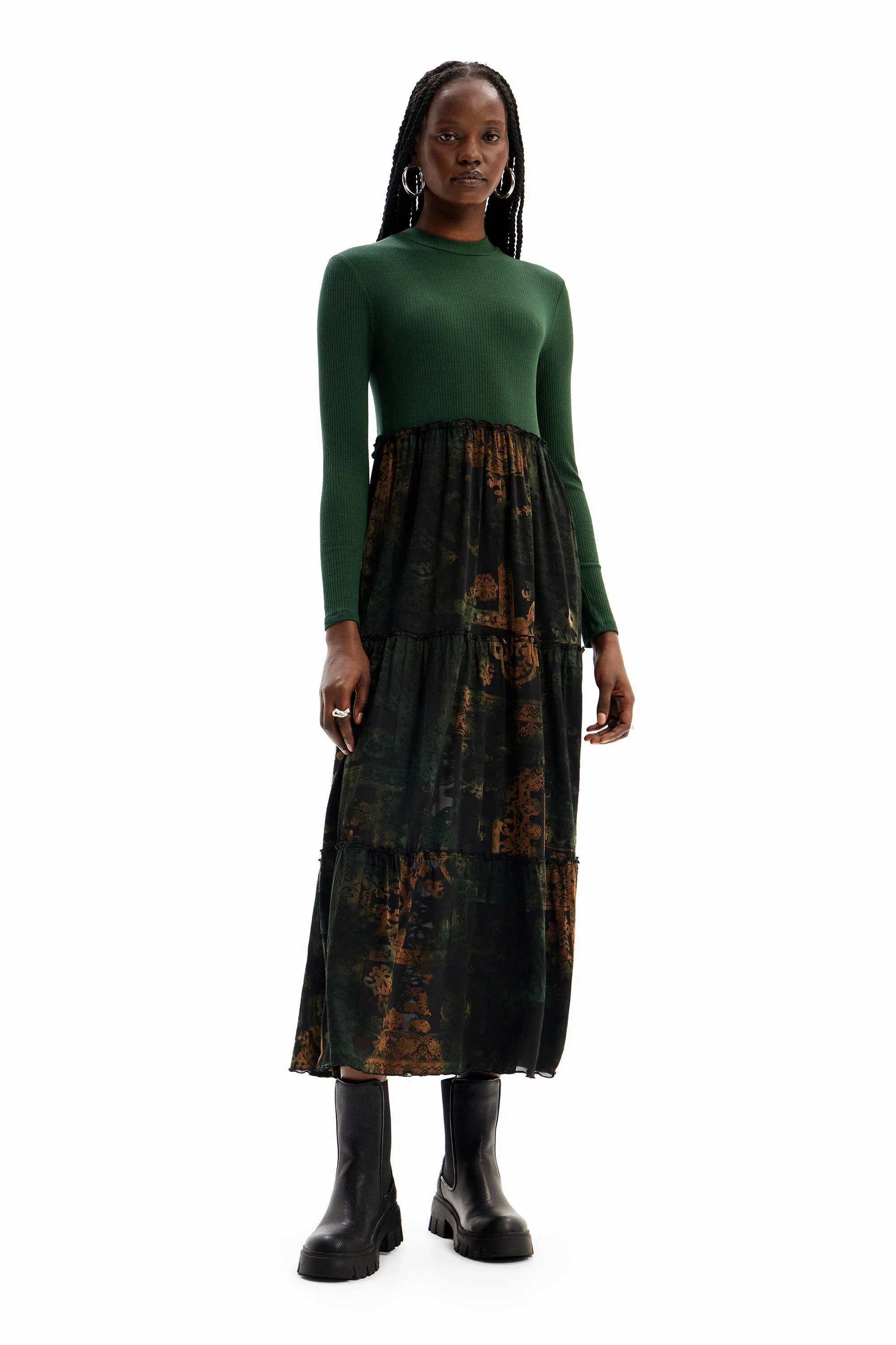 Desigual Women Dress - Green / L