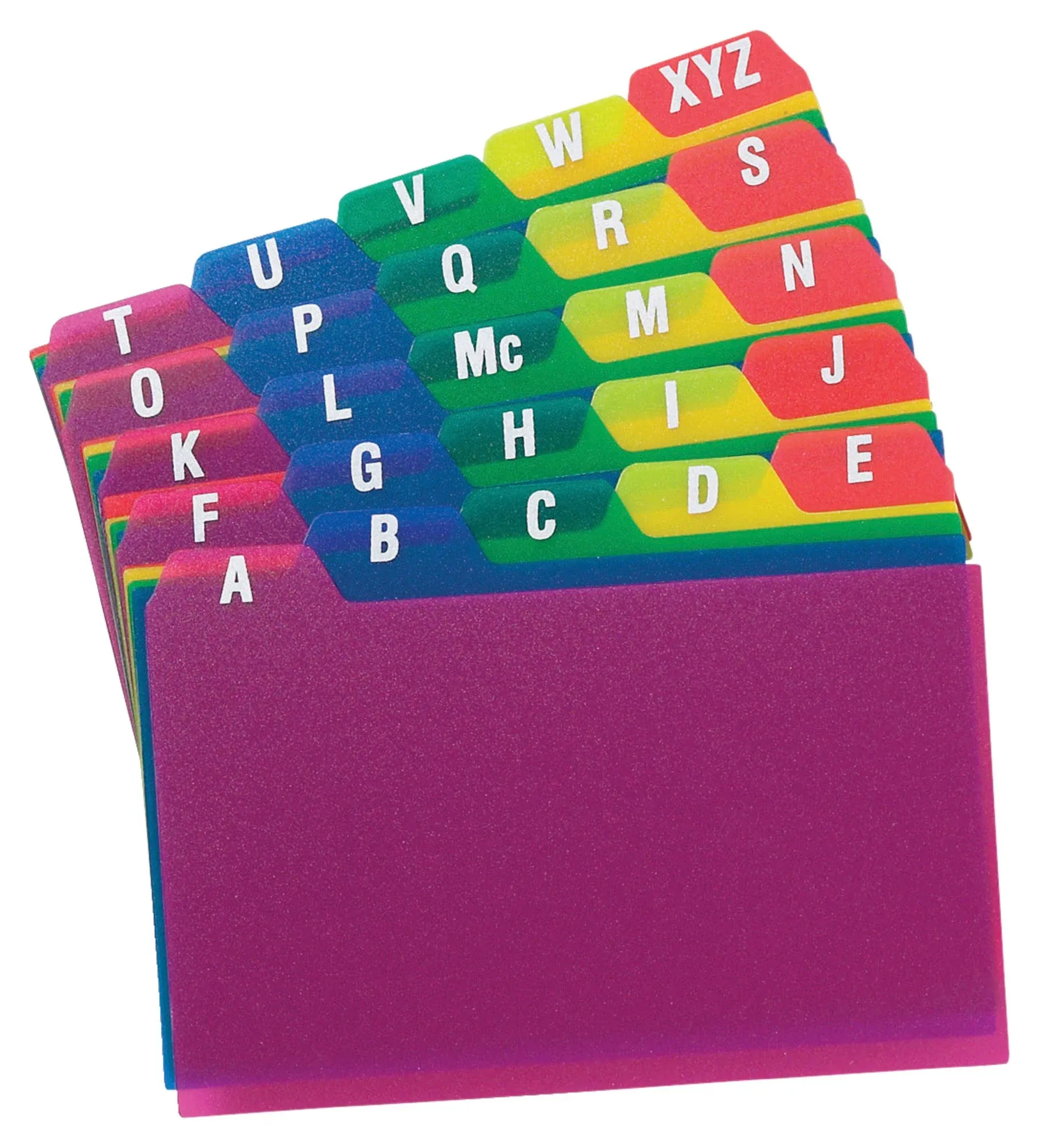 Oxford A-Z Poly Filing Index Cards