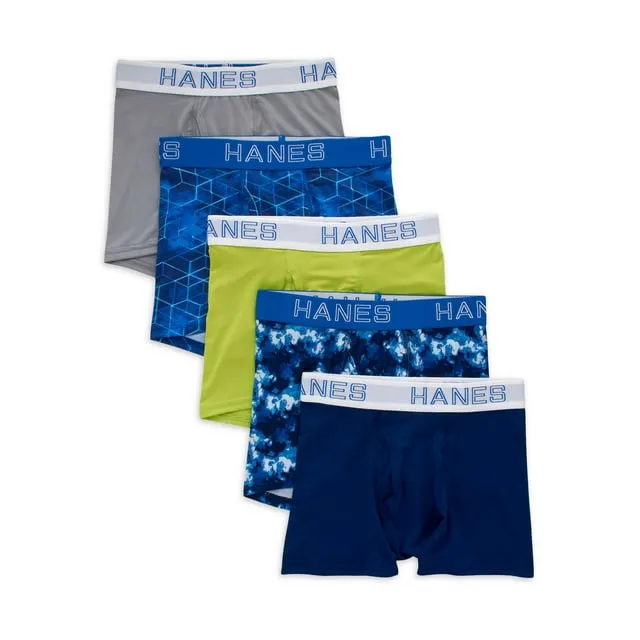 Hanes Boys' X-Temp Stretch Boxer Brief Underwear