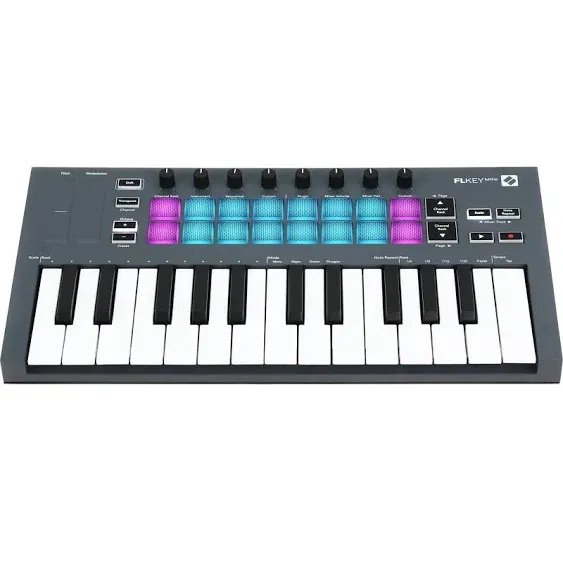 Novation FLkey Mini Compact MIDI Keyboard For FL Studio