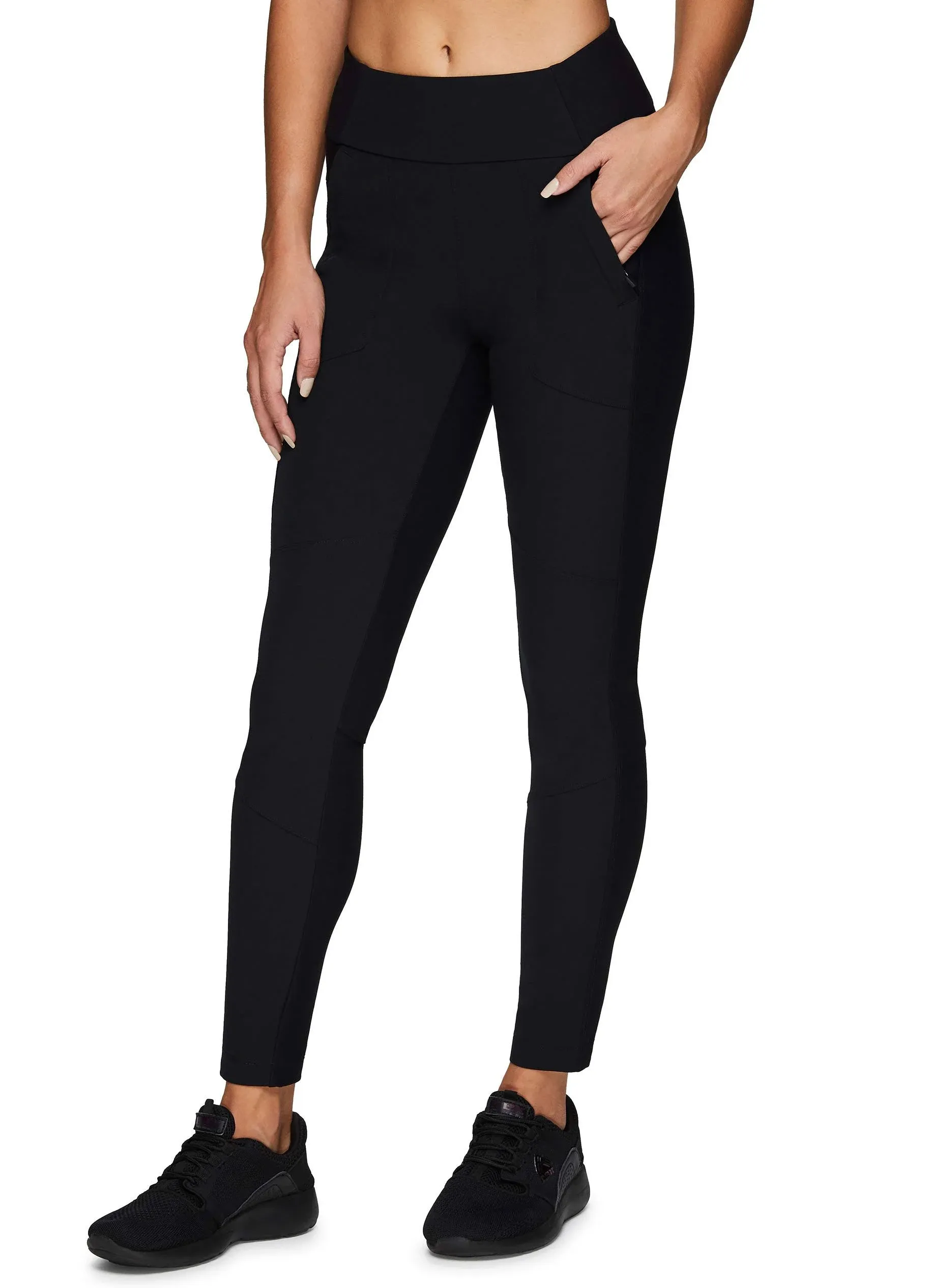 Avalanche Riley Stretch Woven Knit Hybrid Pant Black / Xs