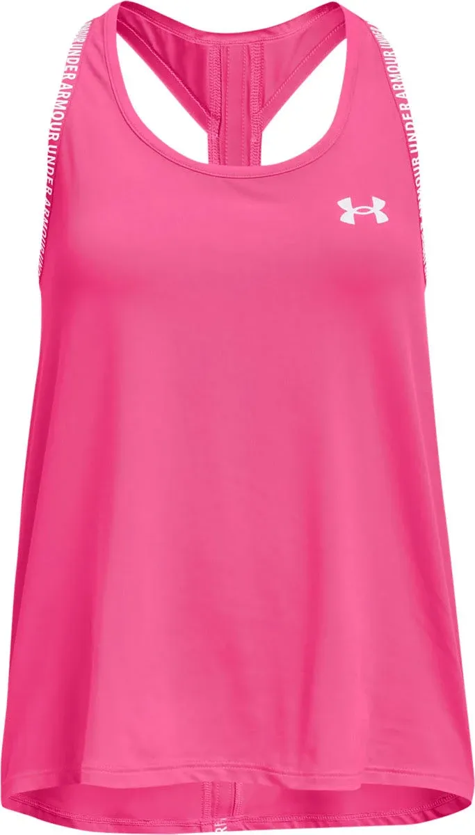 NWT Girls Size YXL Youth XL Under Armour Hot Pink Knockout Tank Top