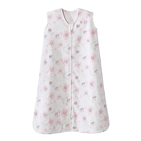 Halo Large Sleepsack Cotton Wearable Blanket in Blush Wildflower