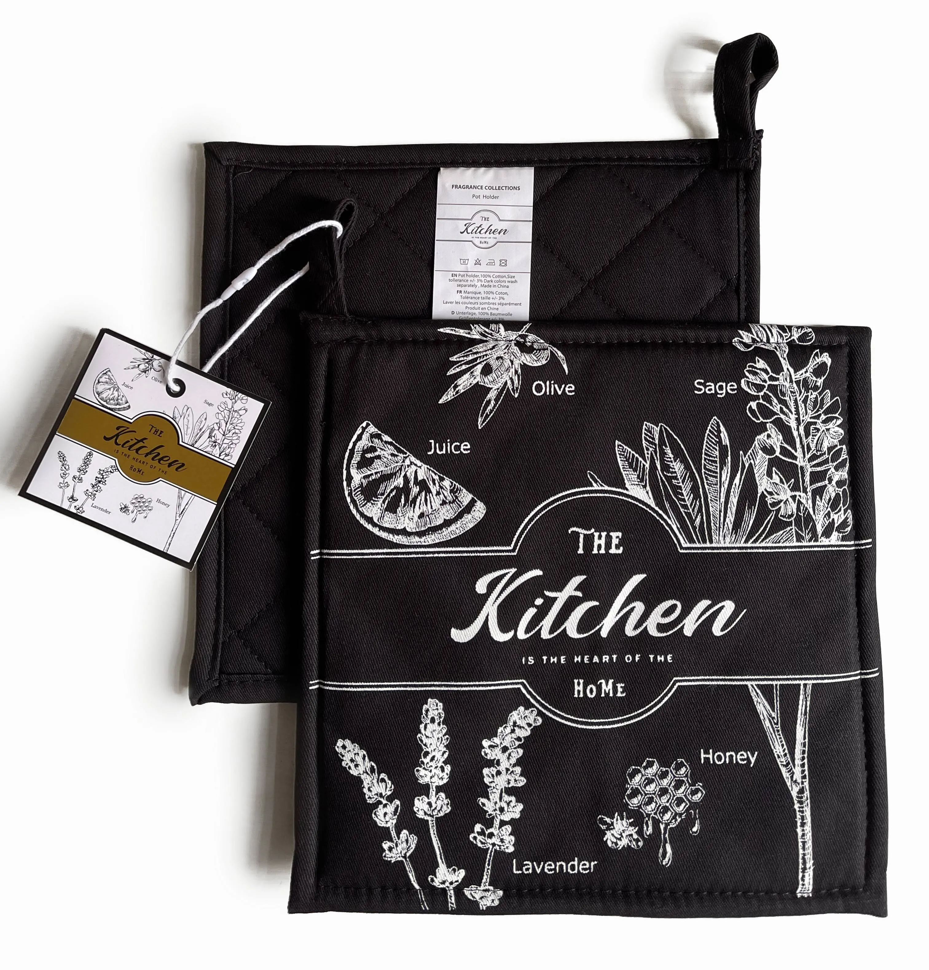 Pot Holders Set 2 Pack for the New Kitchen