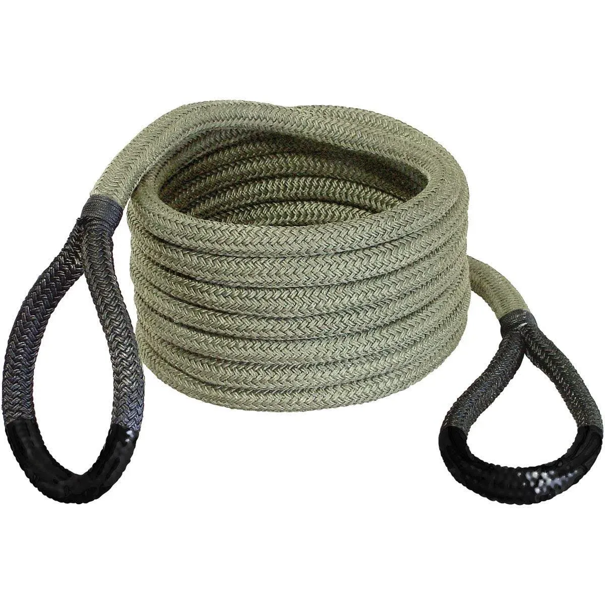 Bubba Rope Renegade 3/4&#034;X20&#039; Jeep Stretch Rope Tan Eyes 19,000lbs Breaking Point