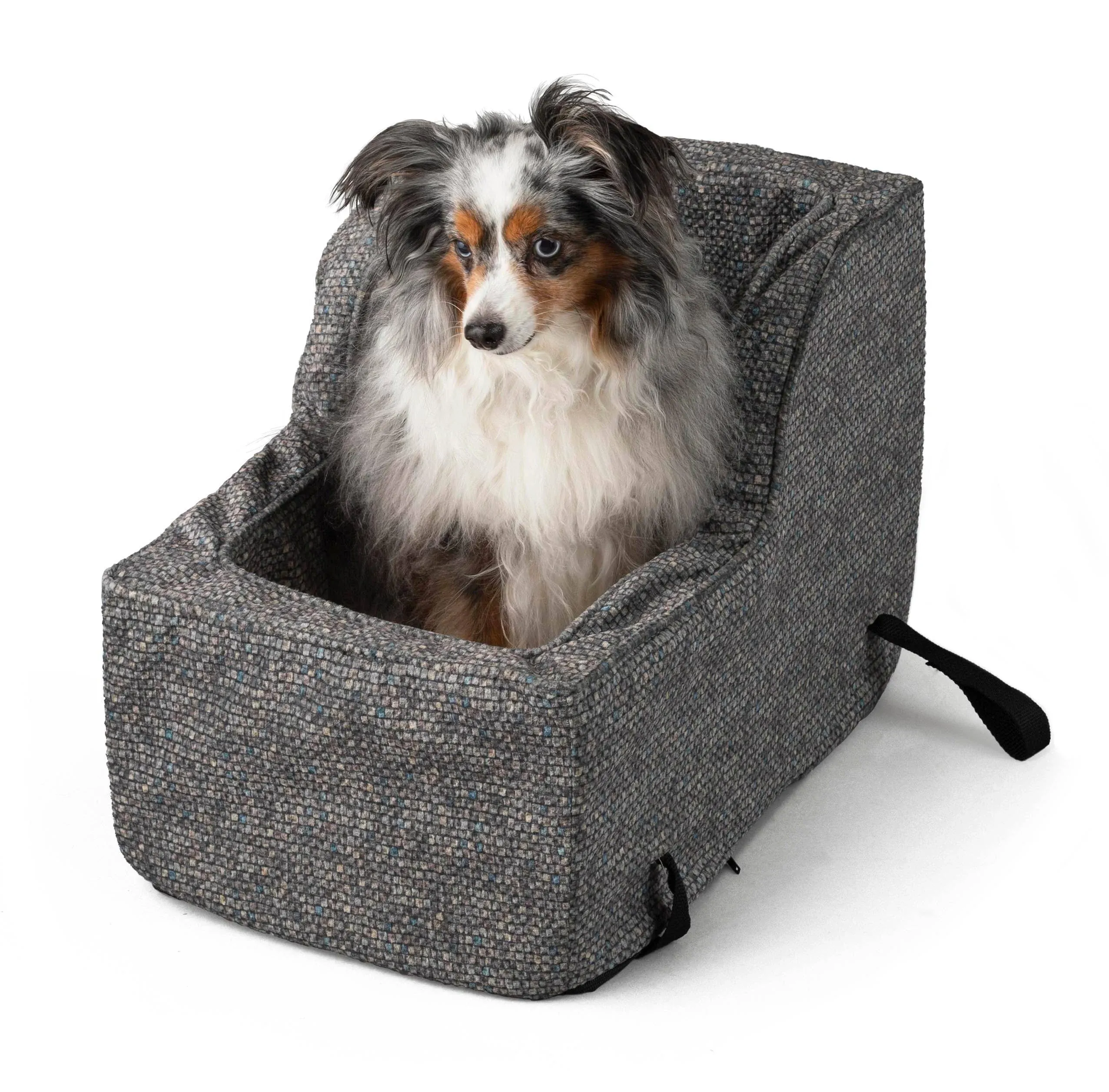 Luxury Highback Console Dog Car Seat Merlin Pewter