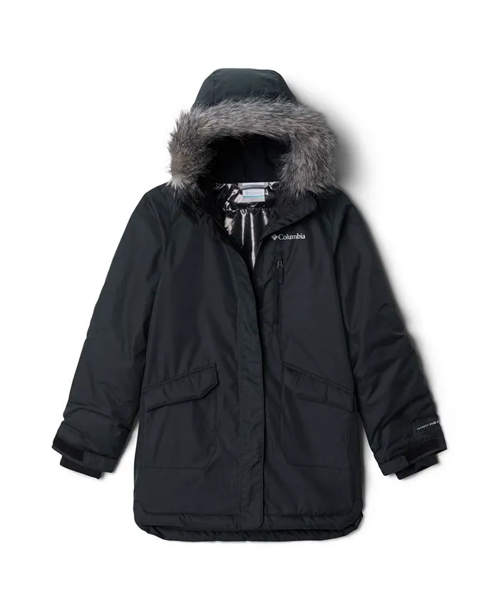 Columbia Girls' Suttle Mountain Long Insulated Jacket - S - Black