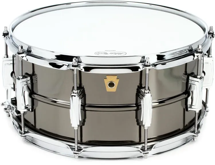 Ludwig Black Beauty 6.5 x 14-inch Brass Snare Drum - Black Nickel