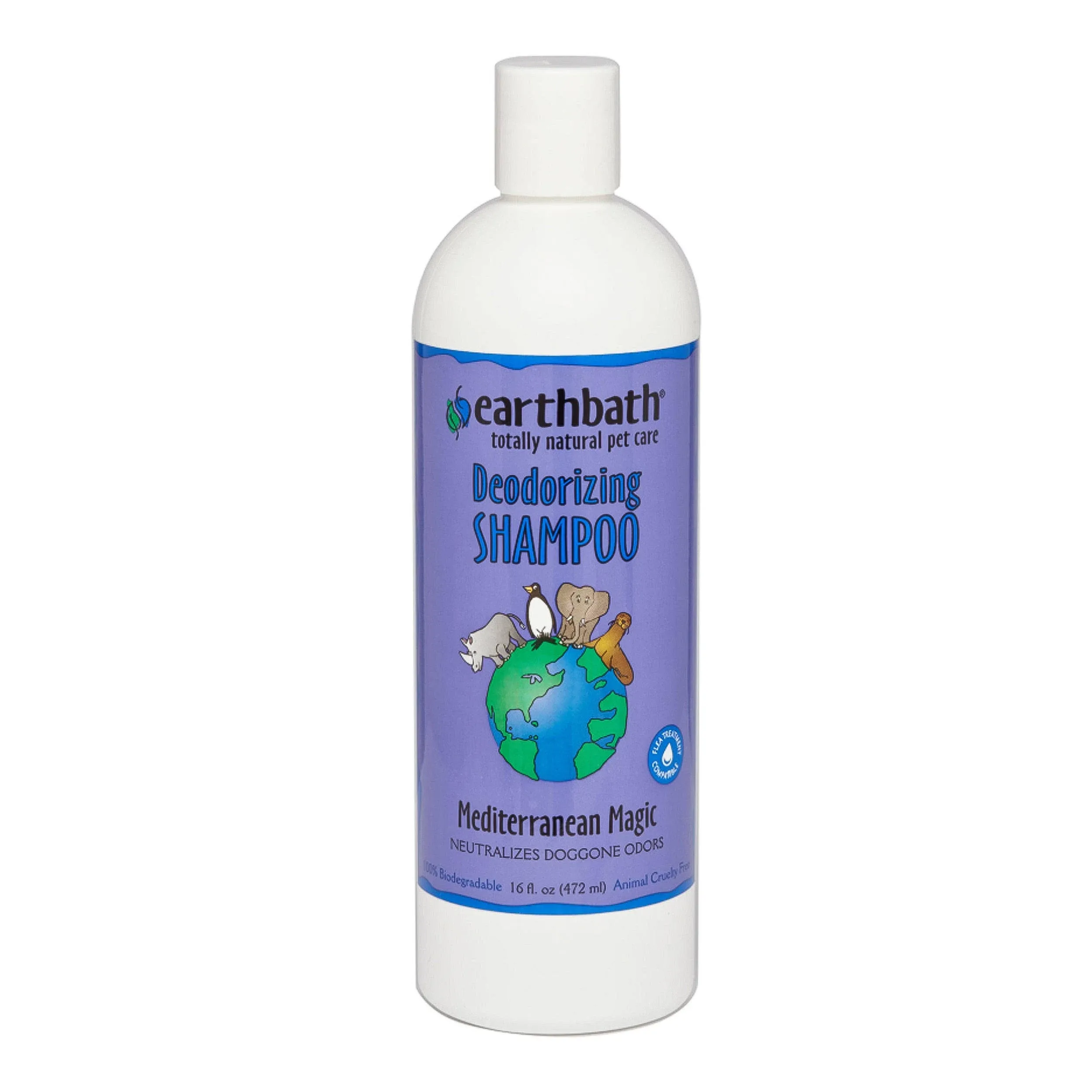 Earthbath Deodorizing Shampoo Mediterranean Magic 16 oz