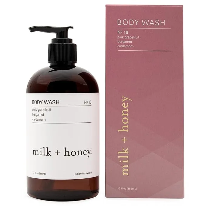 Milk + Honey Body Wash No.08 Lavender, Eucalyptus, 12 Ounces