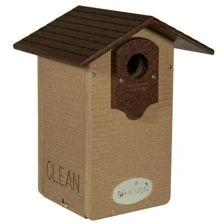 (Brazilian Walnut/Green) Ultimate Eastern/Wester<wbr/>n Bluebird House