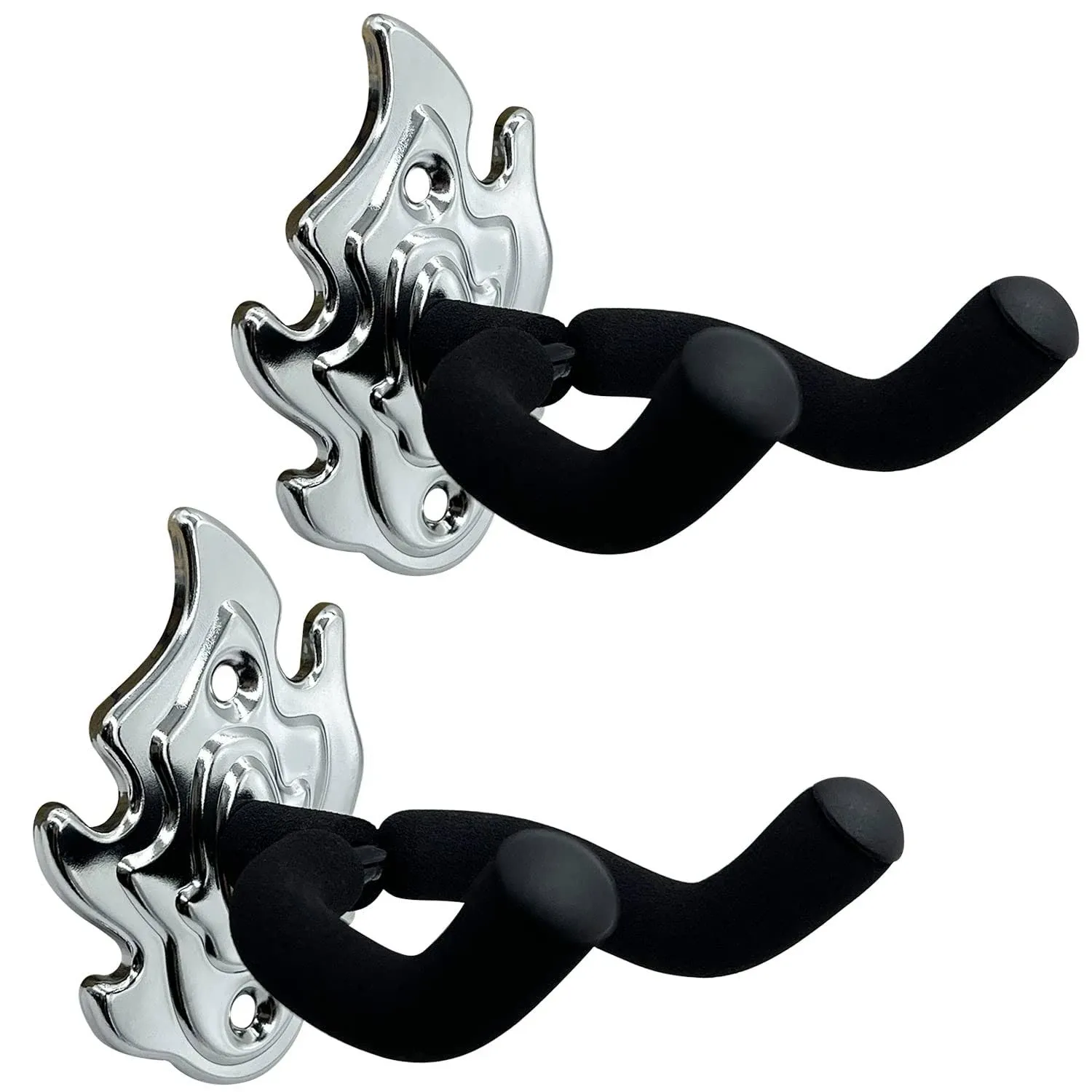 MOYACA Guitar Wall Mount Hanger 2 Pack Metal Guitar Wall Hanger Guitar Hanger...