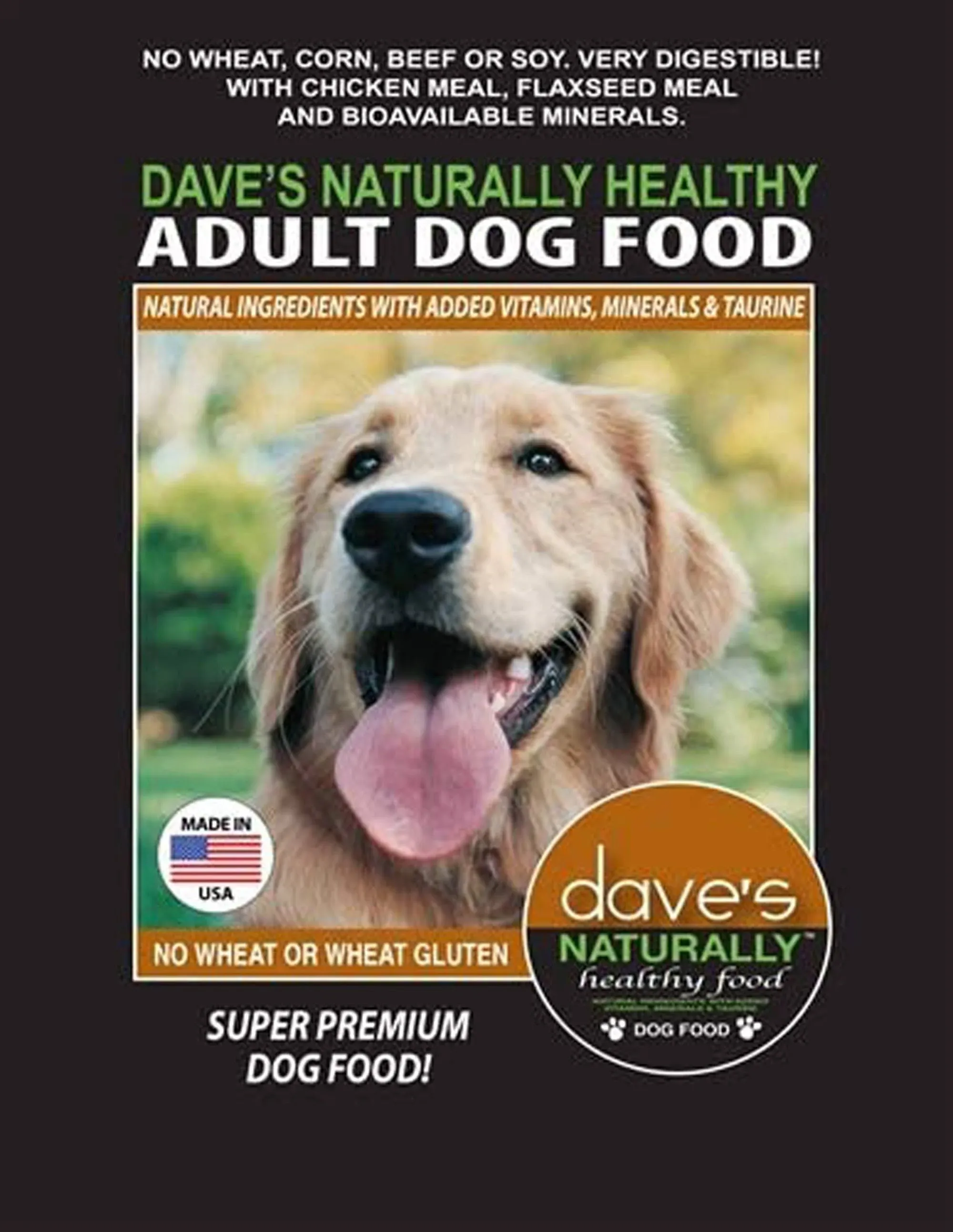 Daves Pet Food Naturally Healthy Adult Dry Dog Food 18Lbs