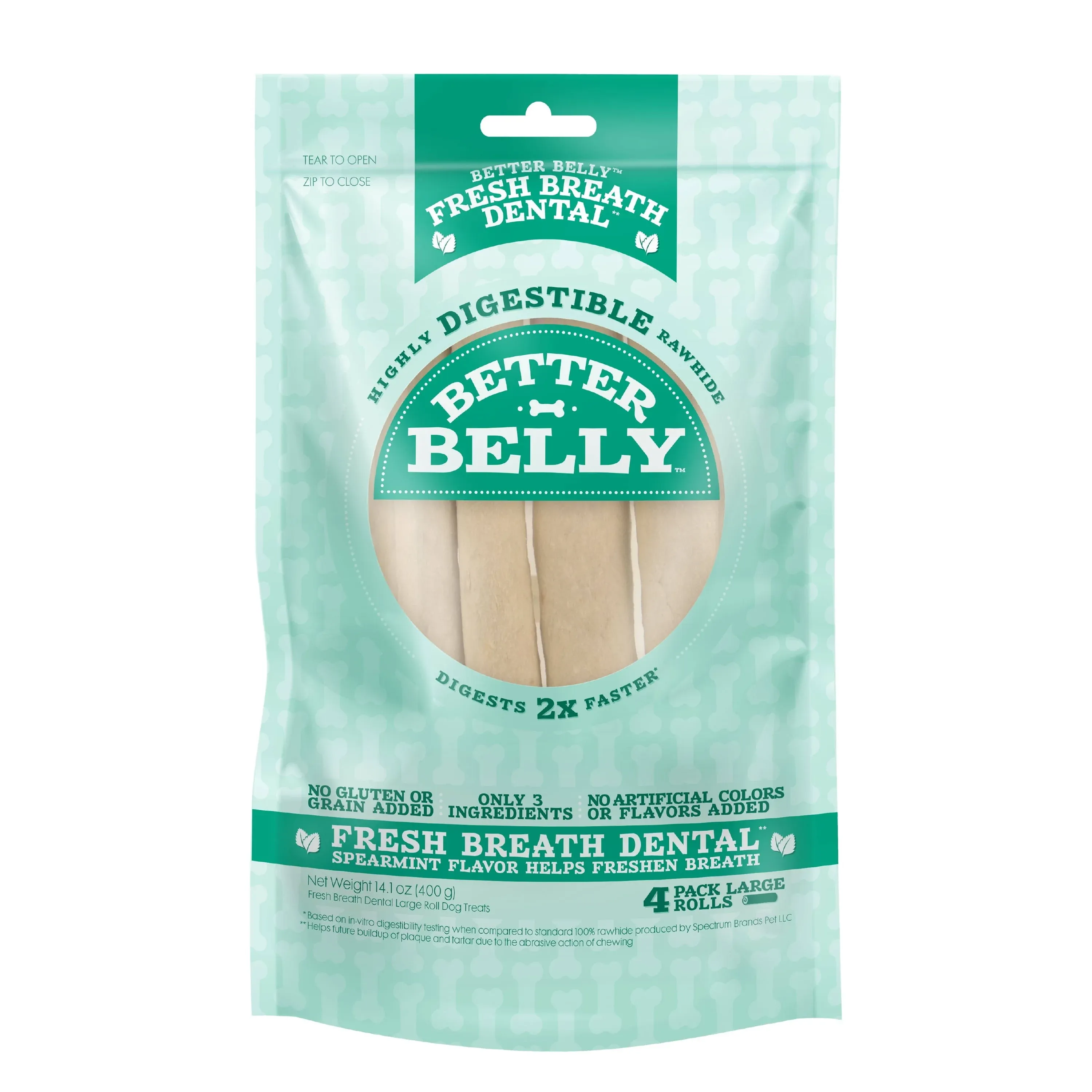 Better Belly Fresh Breath Dental Large Roll Dog Treats