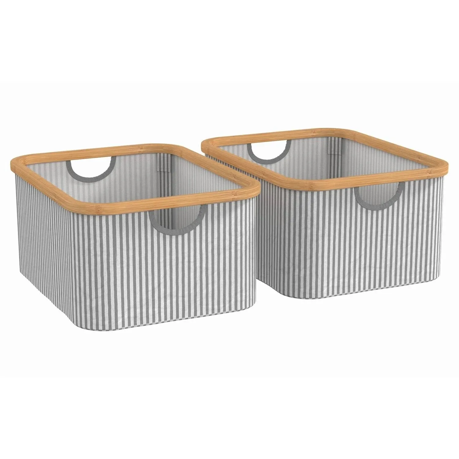 2 Piece Storage Bin Set ClosetMaid