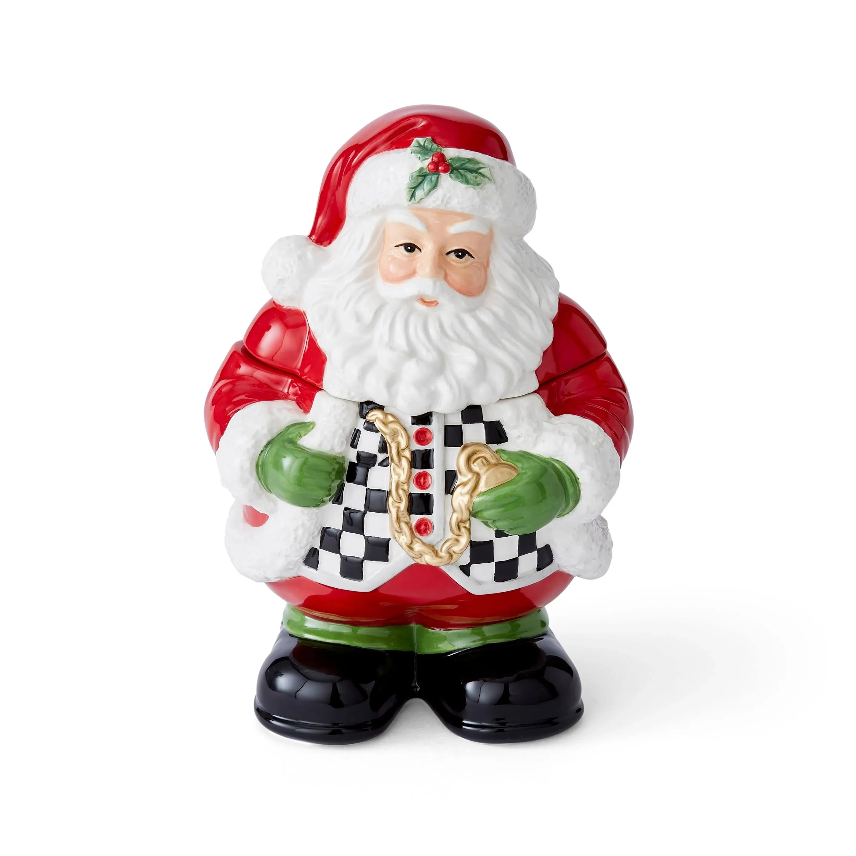 Spode Santa Christmas Candy Jar