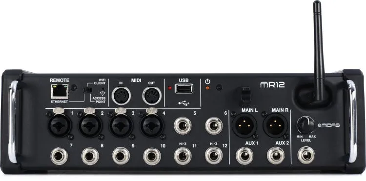 Midas MR12 12-channel Tablet-controlled Digital Mixer