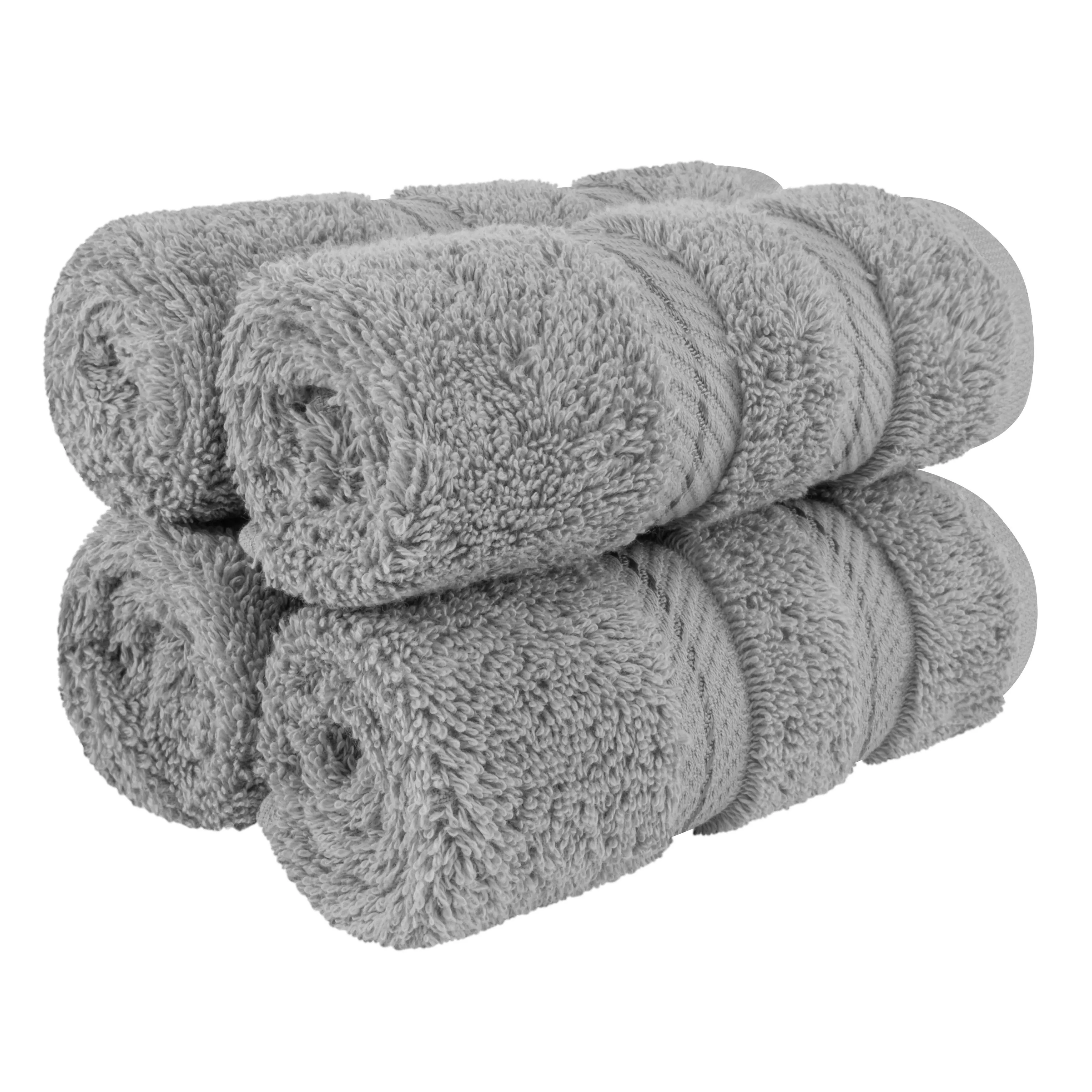 American Soft Linen Edison Luxury 4-Piece Washcloth Set