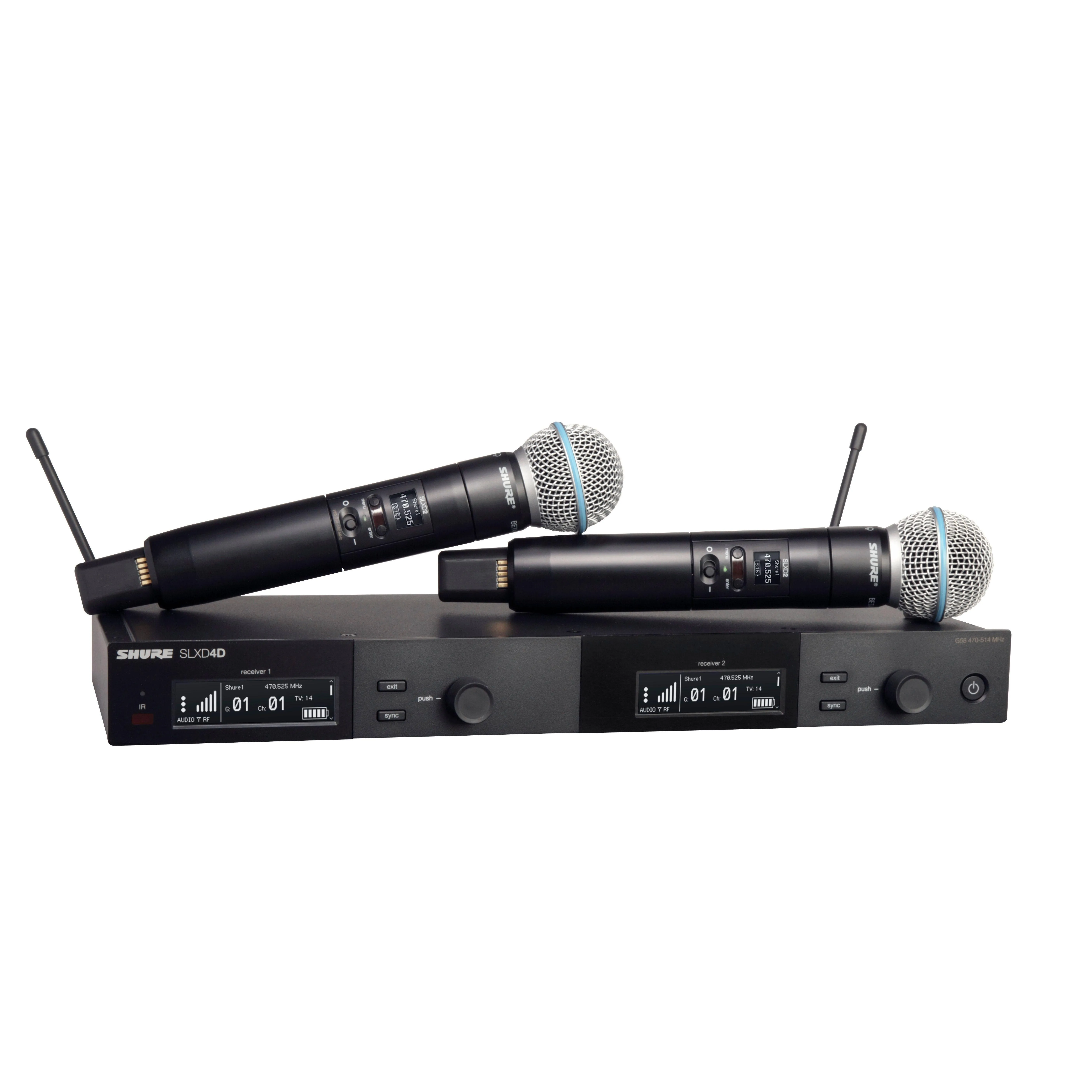 Shure SLXD24D/B58 Dual Wireless Vocal Microphone System