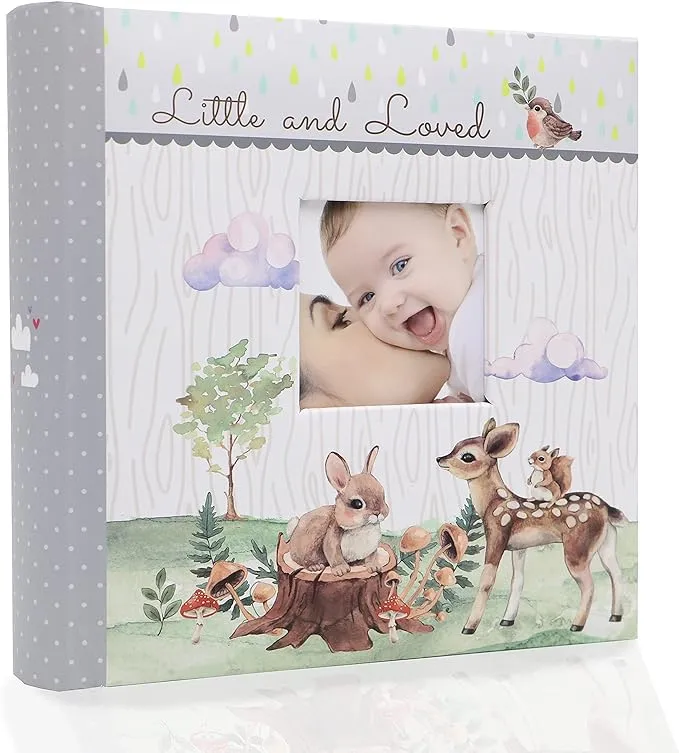 Holoary Baby Photo Album 4” x 6” 160 Photos Newborn Baby Gift Keepsake Gifts ...