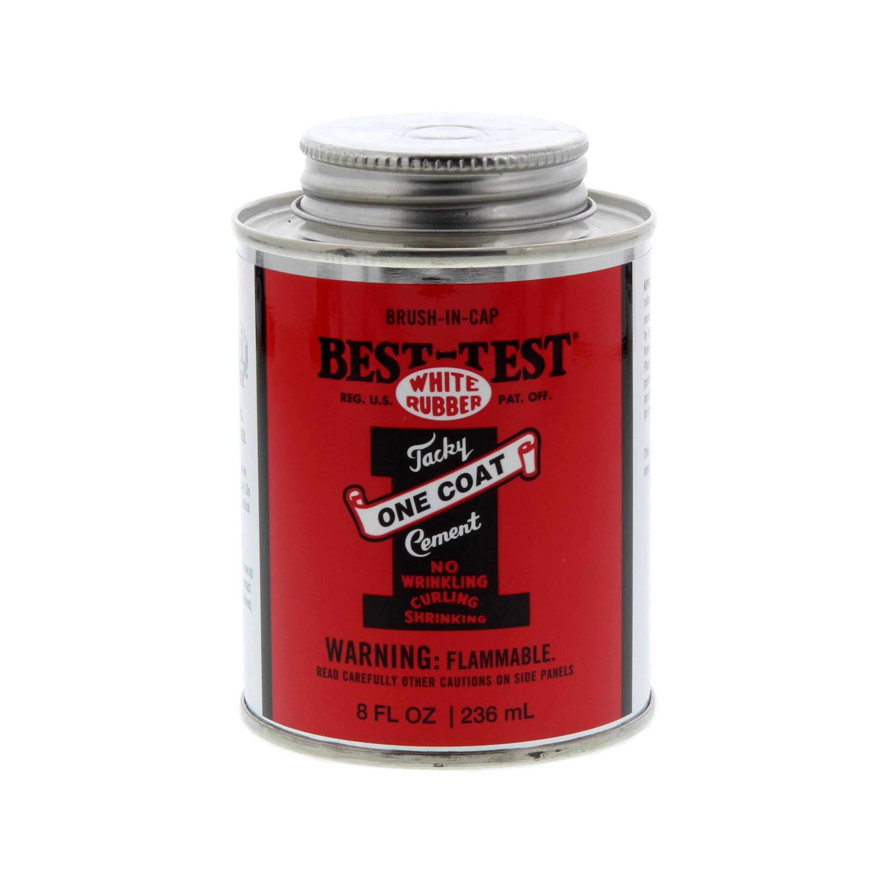 Best-Test One-Coat Rubber Cement 8oz