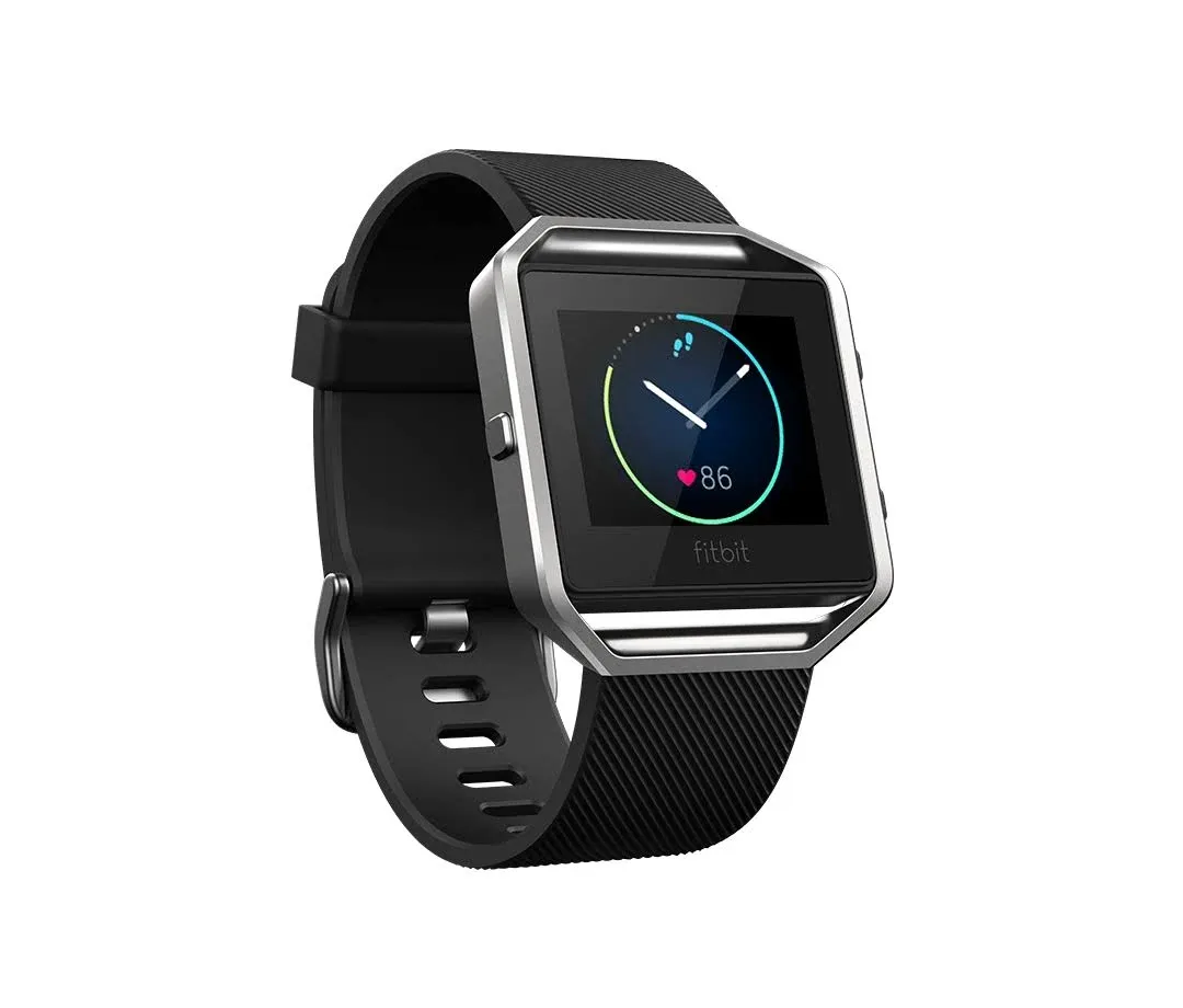 Fitbit Blaze Smart Fitness Watch Black Large (Renewed)