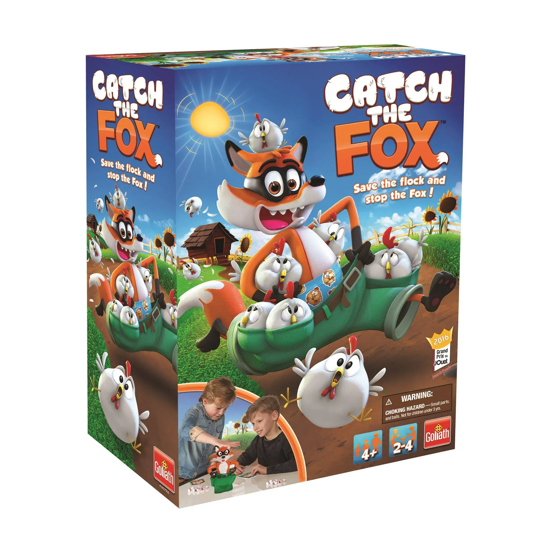 Goliath Catch the Fox Game 4 Players Familey Games Kids Christmas Gift Toy New