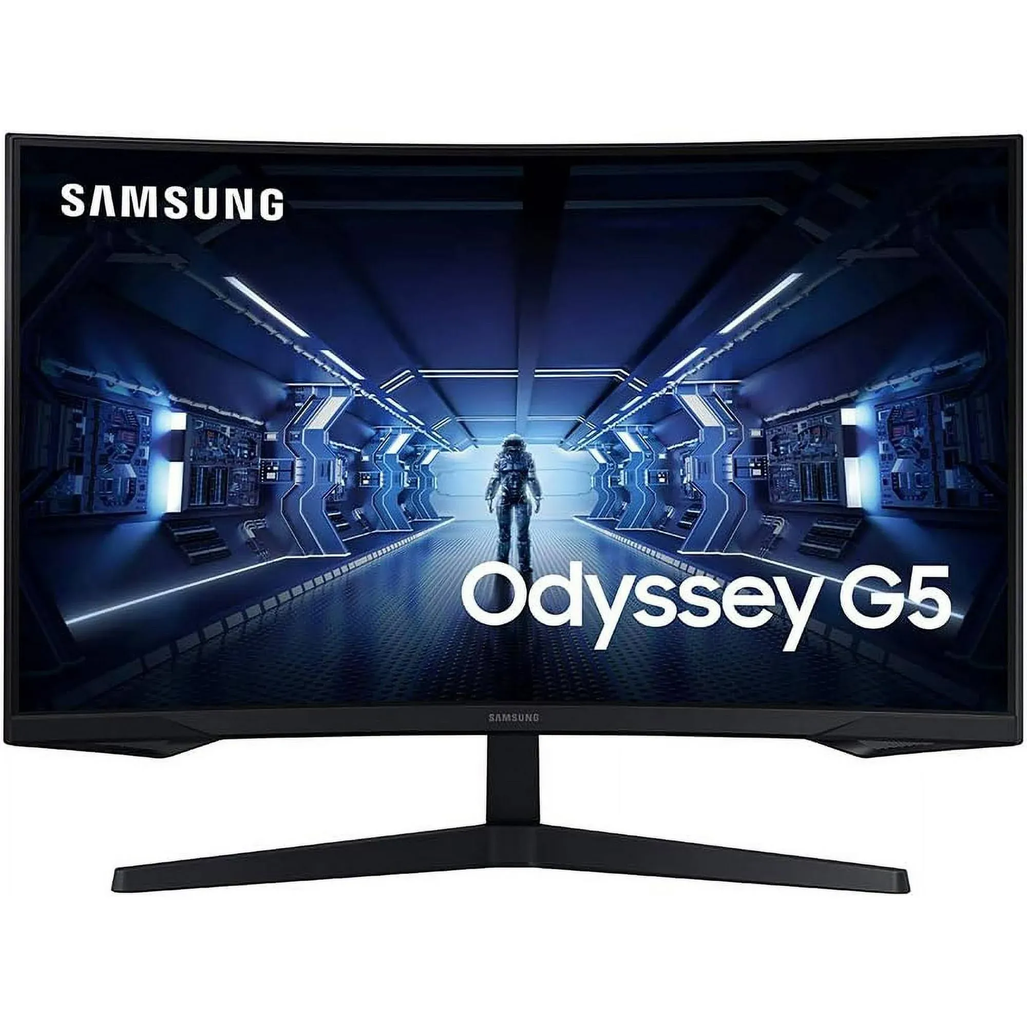 SAMSUNG 27" WQHD Gaming Monitor With 1000R Curved Screen HDR - LC27G54TQWNXZA (Display Port and HDMI Cables Included)