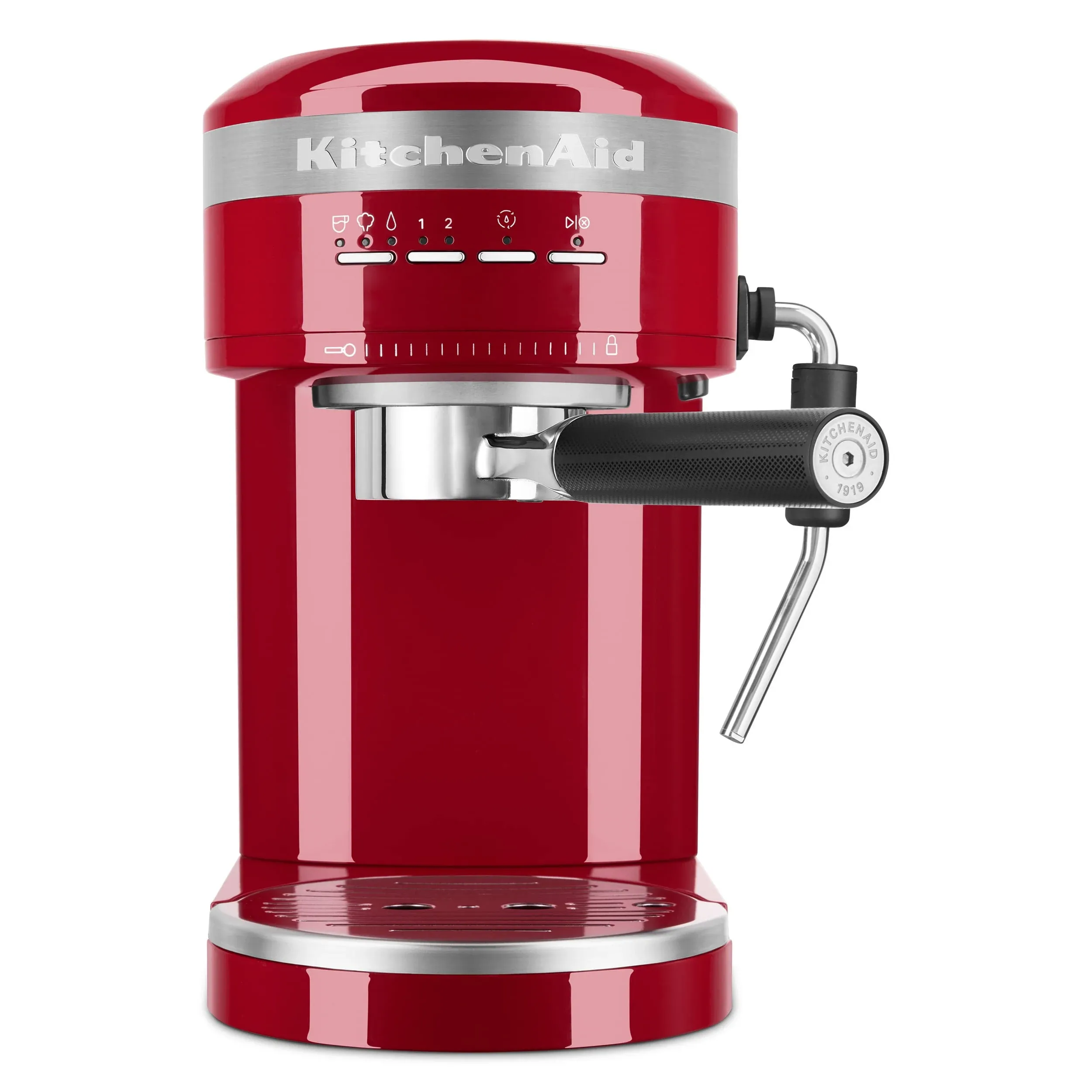 KitchenAid Metal Semi-Automatic Espresso Machine ,Empire Red