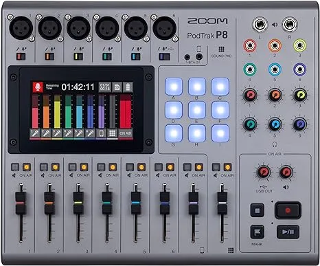 Zoom PodTrak P8 Podcast Recorder