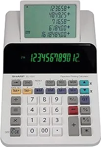 EL-1501 Paperless Printing Calculator Sharp