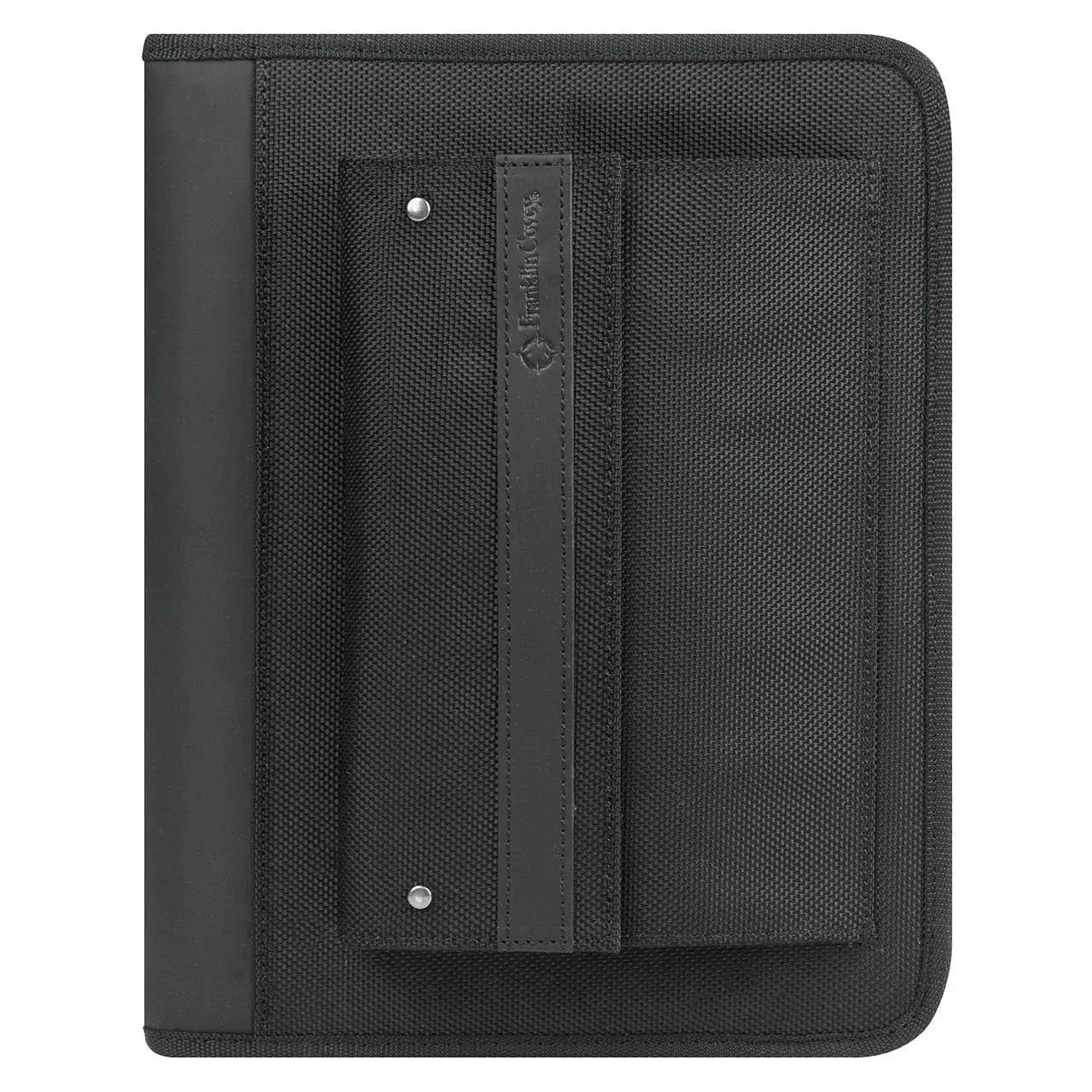 FranklinCovey Friday Nylon Zipper Binder (Classic Size, Black)