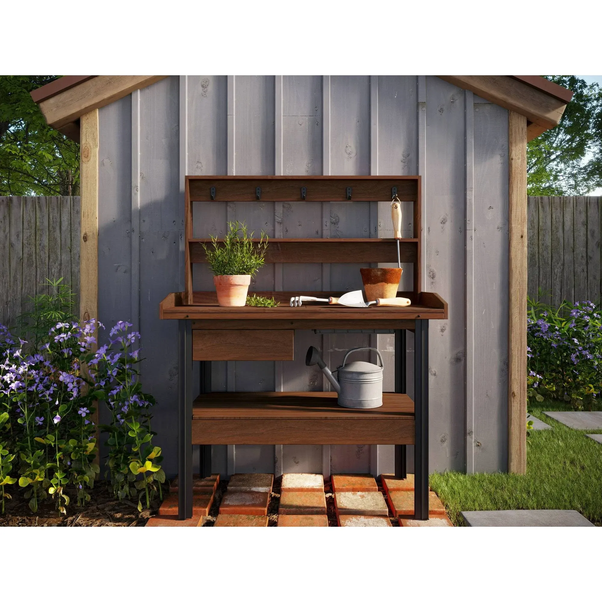 Vita Cedar Potting Bench