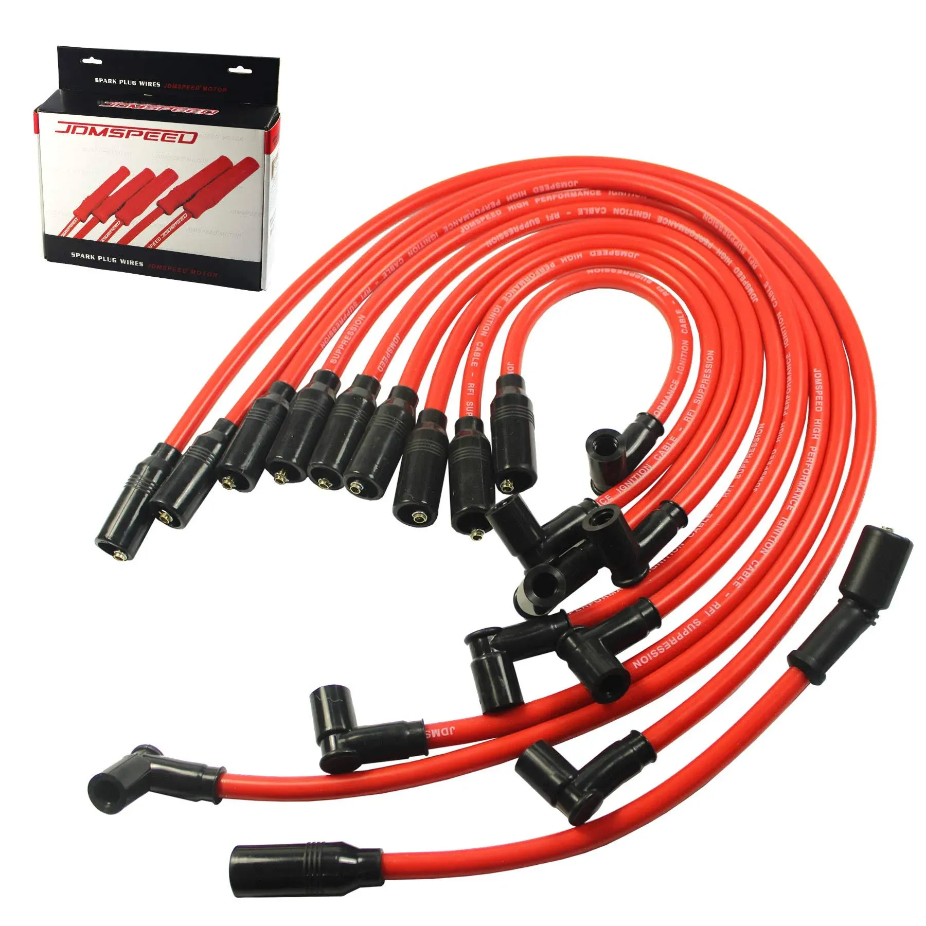 Jdmspeed Performance Spark Plug Wire Set for Chevy GM LT1 LT4 5.7L 4.3L (1992-1997)