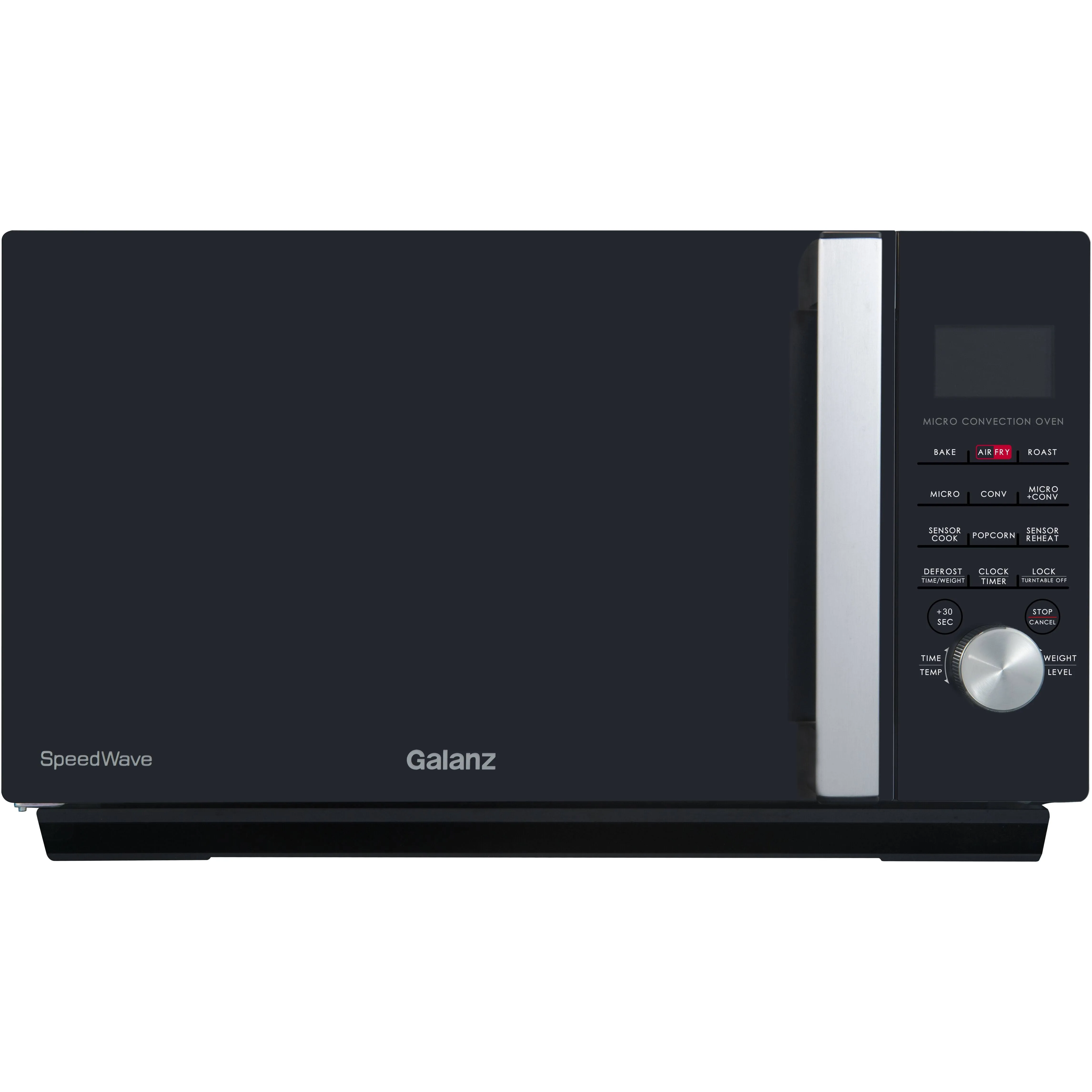 Galanz 1.6-Cu. ft. Counter-Top SpeedWave 3-in-1 Microwave Black