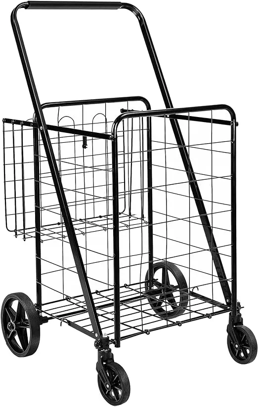 Amazon Basics Foldable Shopping Utility Cart