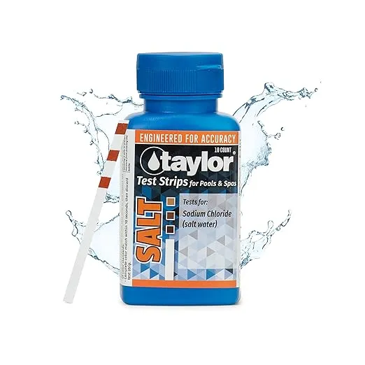 Taylor Technologies Salt Water Pool Test Strip S-1341-12