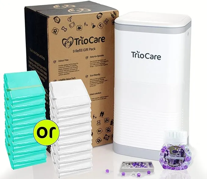 TrioCare Odor Locking Blocking Control Diaper Pail