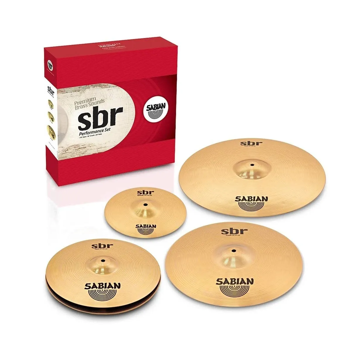 Sabian SBR Promotional Cymbal Set with 10" Splash