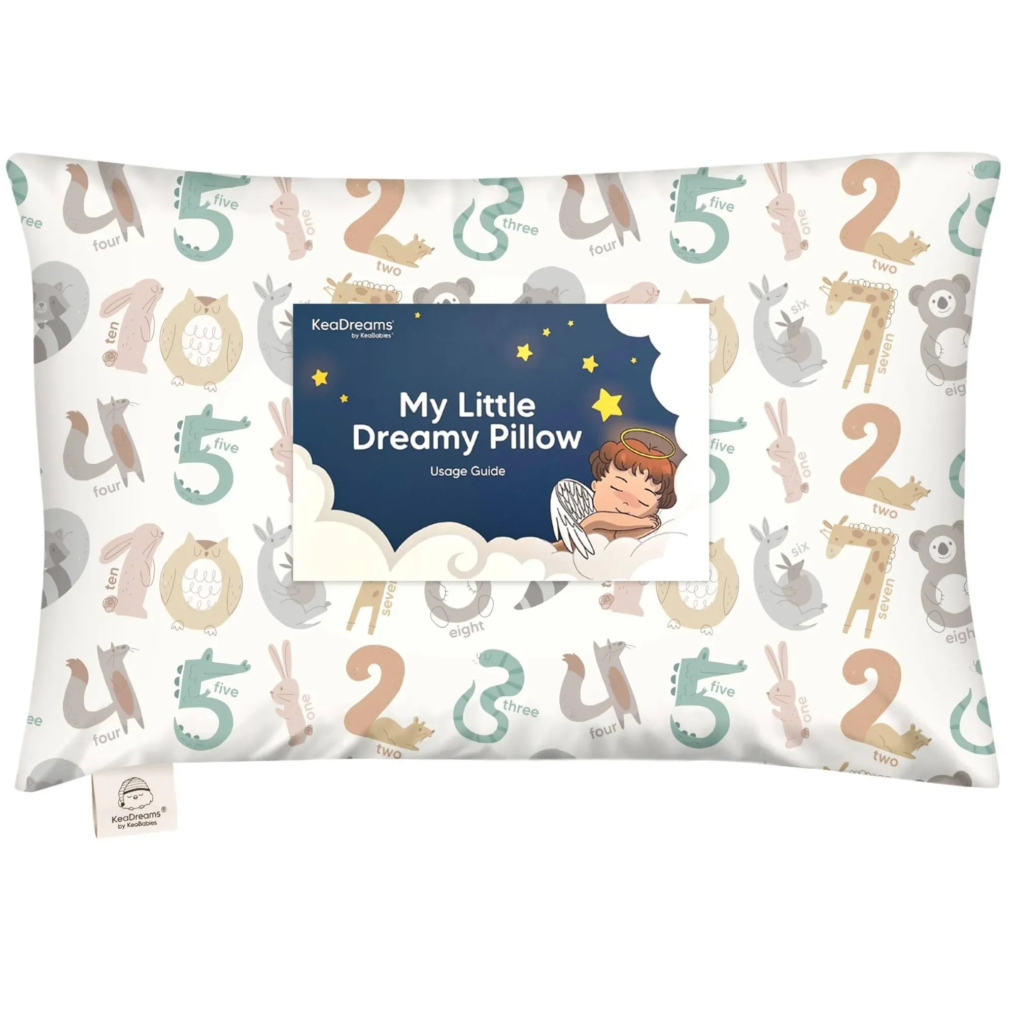 KeaBabies Toddler Pillow with Pillowcase