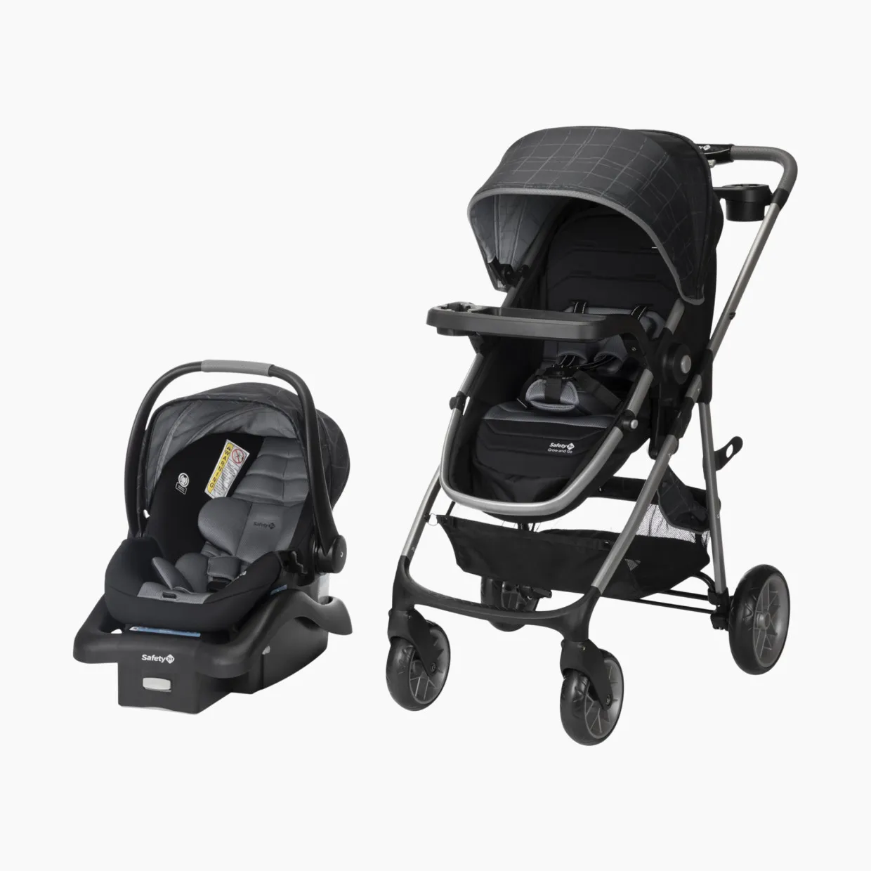 Safety 1ˢᵗ Deluxe Grow and Go Flex 8-in-1 Travel System, Dunes Edge